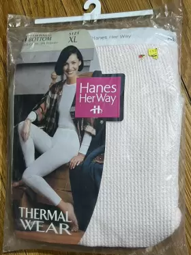 Hanes 043935348519 Her Way Xl Thermal Wear Bottom Pajamas Pants New Sealed Vintage 1997