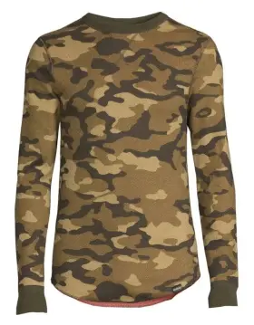 Hanes 058185008991 New Mens Thermal Crewneck Top Size 2xl