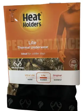 Heat Holders 886590076980 Lite Thermal Underwear Xl Men S Pants Camo/black