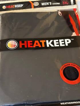 Heat Keep 097987739429 Mens Leggings. 2xl. Weatherproof Technology