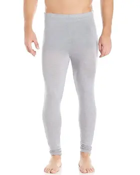 Heat Keep 097987739474 Mens Thermal Base Layer Legging Pants - Heather Gray Size Xxl