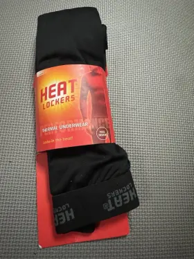 Heat Locker 886590045399 Lockers Thermal Underwear Mens Pants Size L Hunting Winter Snowmobiling