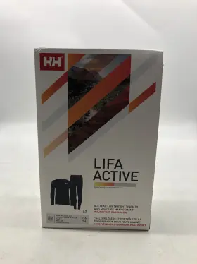 Helly-hansen 040056449258 Junior Hh Lifa Active Base Layer Set 597 Navy 176/16