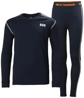 Helly-hansen 040056449265 Unisex-youth Junior Hh Lifa Active Base Layer Set 597 Navy 128 8 Years