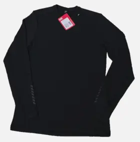 Helly Hansen 040056452159 Lifa Merino Midweight Crew 2in1 Base Layer Menft S Black Nwt