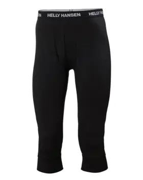 Helly Hansen 040056452449 Nwt Hanson Lifa Merino Midweight 3/4 Pants 80 Men S Sz M Black