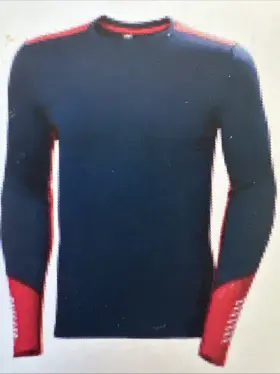 Helly Hansen 040056897721 Hh Lifa Merino Cold Weather 2in1 Midw Crew Sz Lg New
