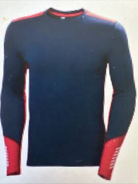 Helly Hansen 040056897738 Hh Lifa Merino Cold Weather 2in1 Midw Crew Sz Med New