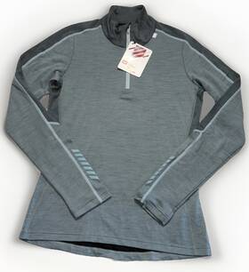 Helly Hansen 040056900797 Nwt Lifa Merino Lightweight 1/2 Zip L/s Pullover Womens Sm 100