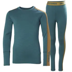 Helly-hansen 040059261253 Junior Unisex Lifa Merino Midweight Set 453 Dark Creek 12