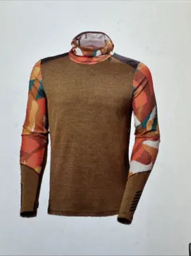 Helly Hansen 040059263530 Hh Lifa Merino Midw Cold Weather Hoodie 2in1 Baselayer Sz Lg 150