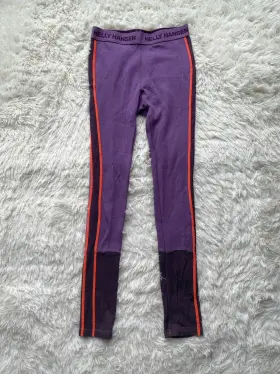 1069780-12008 Helly Hansen Merino Wool Base Layer Bottom Unisex Kids Purple Size 152/12