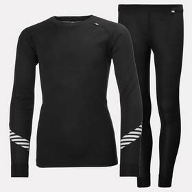 Helly Hansen 26665 Junior Lifa Baselayer Set - Youth 14 / Black