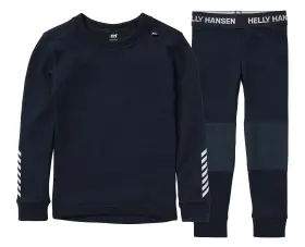 597-4 Helly-hansen 40526 Kids Unisex Lifa Merino Set 597 Navy 4