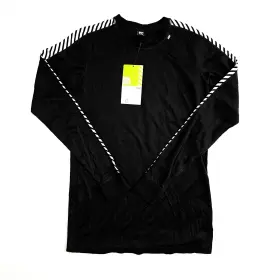 48218 Helly Hansen Womens Large Base Layer Lifa Dry Originals Long Sleeve Black New