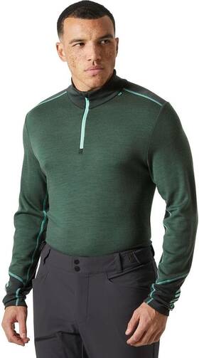 Helly-hansen 49363 Helly-hansen Lifa Merino Midweight Half-zip Base Layer For Men - Performance Wic