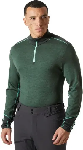 49363 Helly-hansen Lifa Merino Midweight Half-zip Base Layer For Men - Performance Wic