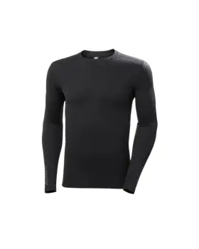 990-m Helly Hansen 49364 Lifa Merino Midweight Crew Mens Shirt Black Medium