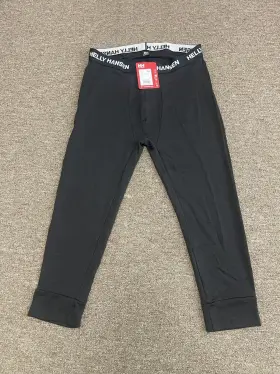 49367-990 Helly Hansen Lifa Merino Midweight 3/4 Men S Pants Black Large Nwt
