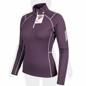Helly Hansen 49377 670-m Base Layer Top Half Zip Womens Medium Merino Wool 225g Purple