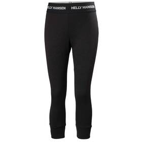 Helly Hansen 49381-990 Lifa Base Layer Bottom Women Xl Black Merino Wool Midweight Gbo2189