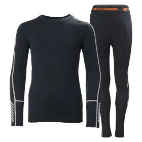 49403 Helly-hansen Junior Unisex Lifa Merino Midweight Set 951 Grey Melange 12