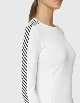 Helly-hansen 689993890418 Womens Hh Lifa Baselayer Crew Top Size 2xl White