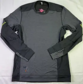 75106 Helly Hansen Mens Lifa Base Layer Merino Crewneck-black-l