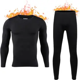 Herobiker 445046931933 Long Johns Thermal Underwear For Men Skiing Winter Warm Hunting Gear F