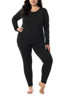 Hodo Uswd001 Plus Size Thermal Underwear Women Long Johns Fleece Lined Base Layer Top&bottom