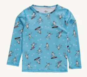 Hot Chillys 067205603641 Nwt Youth Velvet Fleece Base Layer Top Color Blue Size Xl