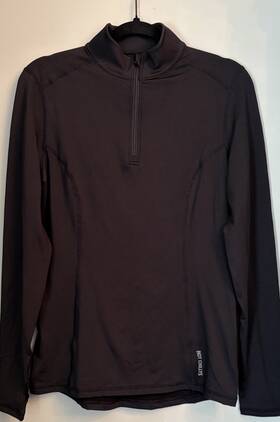 Hot Chillys 14996 01907 Micro Elite Chamois Shirt Women S Size M Base Layer 1/4 Zip Nwt