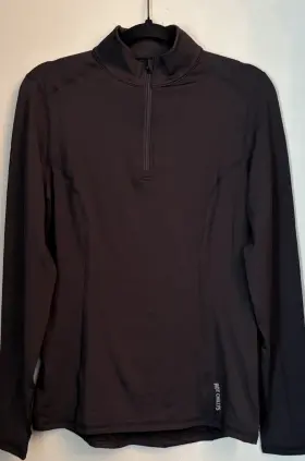 01907 Hot Chillys 14996 Micro Elite Chamois Shirt Women S Size M Base Layer 1/4 Zip Nwt