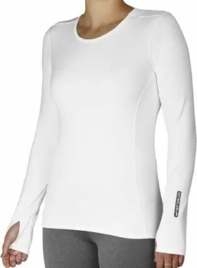 21f17a67-9560 Hot Chillys Nwd Womens Mec Crewneck Top White Size Xl