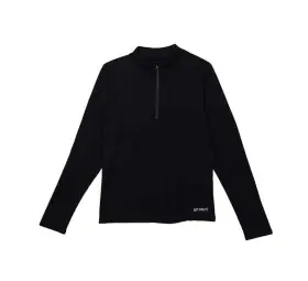 L121603 Hot Chillys 614996038246 Kids Velvet Fleece Zip-t Base Layer Top Size M