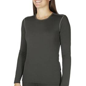 Hot Chillys 614996054314 Women S Inch Pepper Skins Crew Neck Baselayer Top Black Xs Set Of 2