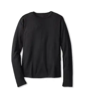 L120435 Hot Chillys 614996141861 Kids Black Bi-ply Crewneck Long Sleeve Pullover Size Xl