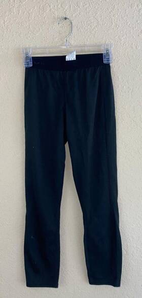 Hot Chillys 614996142042 Kids Youth Pepper Bi-ply Bottom Black Size Medium