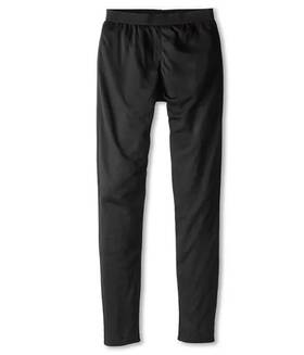 Hot Chillys 614996142073 L11029 Kids Boys Black Bi-ply Base Layer Bottoms Size Youth L