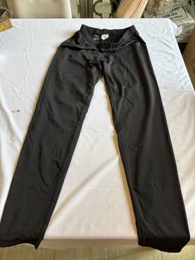 Hot Chillys 614996440827 Thermal Base Layer Pants Black Size L Mens Winter Ski
