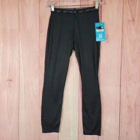 Hot Chillys 614996547397 Youth Peach Bottom Black Leggings Sz M Base Layer Pant New Nwt