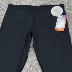 Hot Chillys 614996590386 Womens Large Micro Elite Chamois Pant Black New 8k Ankle Tight Yoga