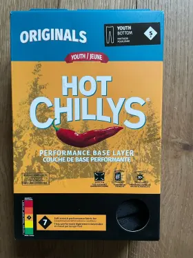 Hot Chillys 614996716250 Nwt Youth Size Small Originals Tights Bottoms Kids Color Black