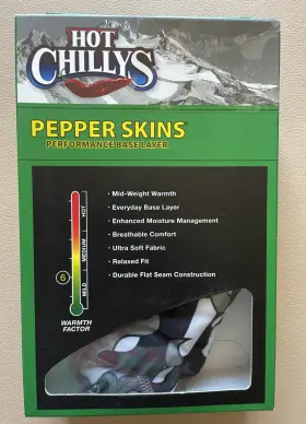 Hot Chillys 614996736012 Nwt Youth Pepper Skins Surf Day Base Layer Bottoms Size Small