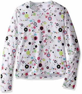 Hot Chillys 614996810118 Youth Pepper Skins Dots And Hearts-white Size Small
