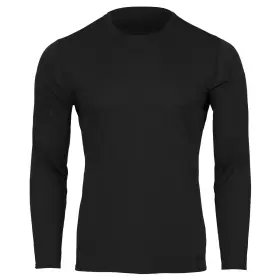 Hc3051-101 Hot Chillys Men Peach Solid Crewneck Color Black