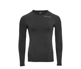 Hc4791 Hot Chillys 80 Mens 3d Knit Crew Top - Black Large New With Tags