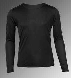 Hot Chillys Hc810 Youth Pepper Skins Crewneck Black Size Medium
