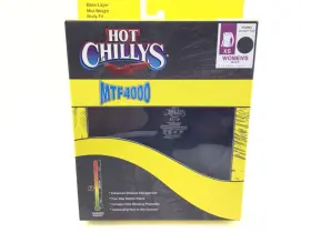 Hc9352 Hot Chillys Womens Scoop Top Base Layer Mid Weight Extra Small Black Mtf 4000