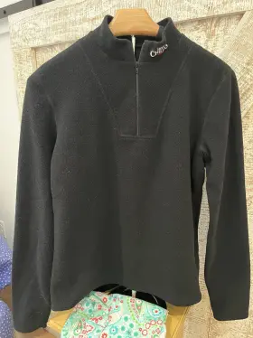 Hc9908 Hot Chillys Ladies Black Base Layer Long Sleeve Sz Large